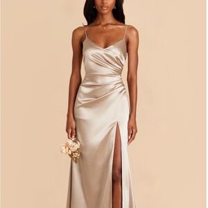 Birdy Grey Catherine dress in neutral champagne